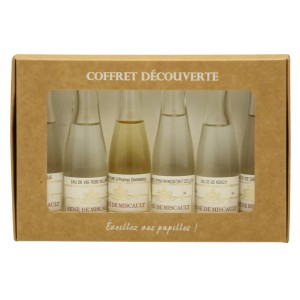 Cageonnette de 6 mignonnettes 3cl version Eaux de vie - 6 x 3 cl - 43 %